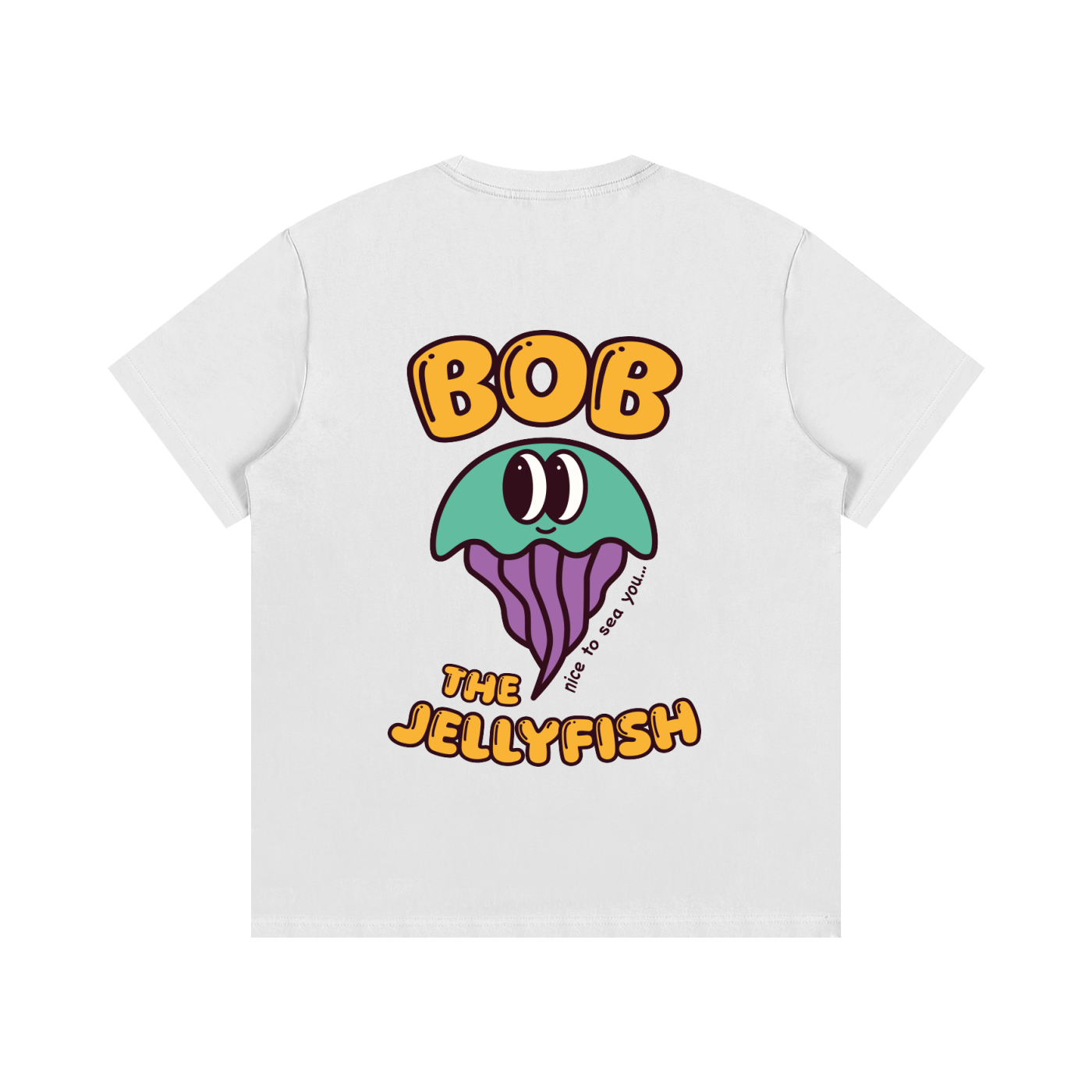 "Bob the jellyfish" T-Shirt white