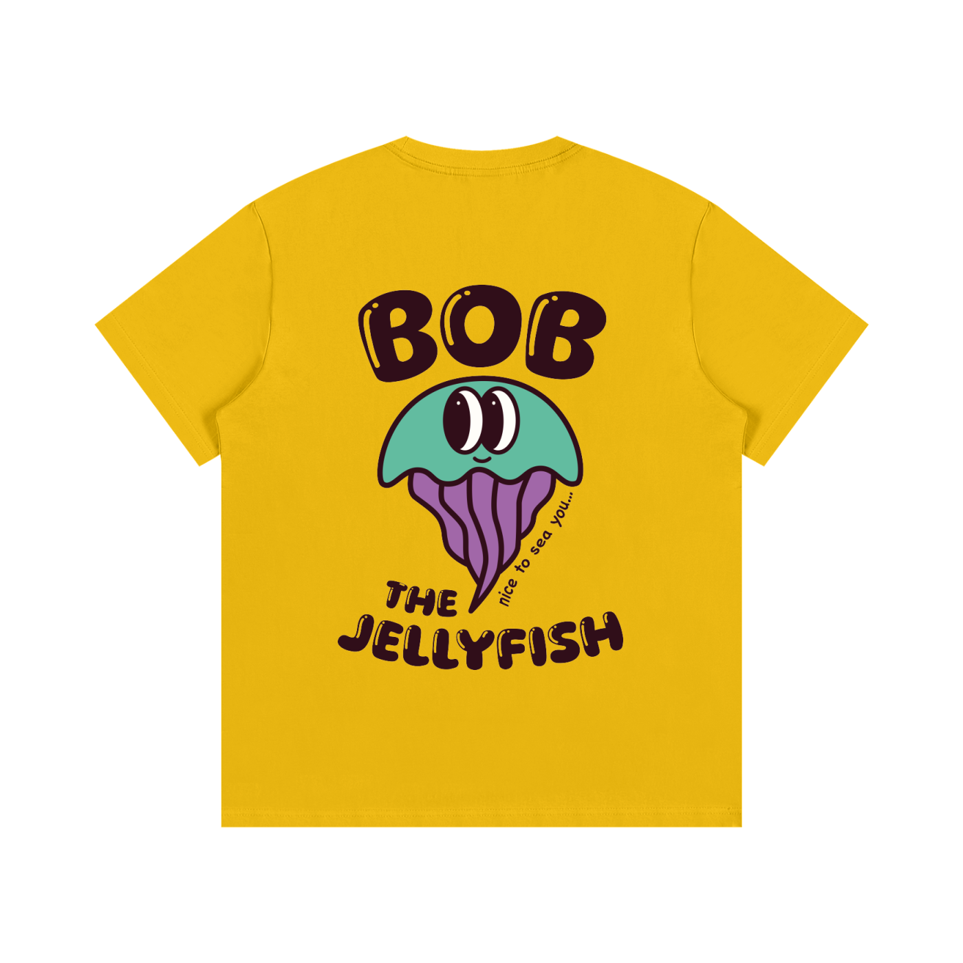 "Bob the jellyfish" T-Shirt yellow
